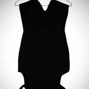 Black Cut-out dress